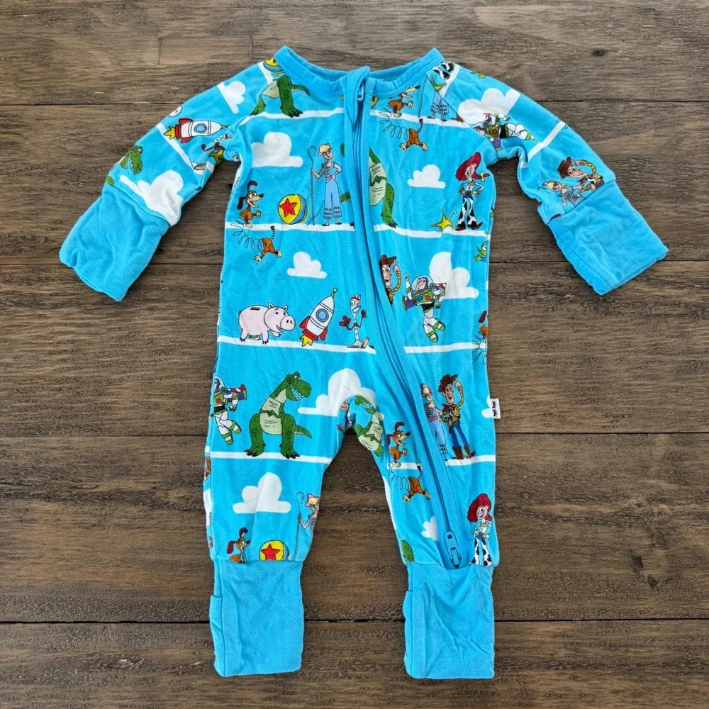 Little Sleepies Disney Toy‎ Story Bamboo Zippy Preemie Blue Woody Buzz Lightyear